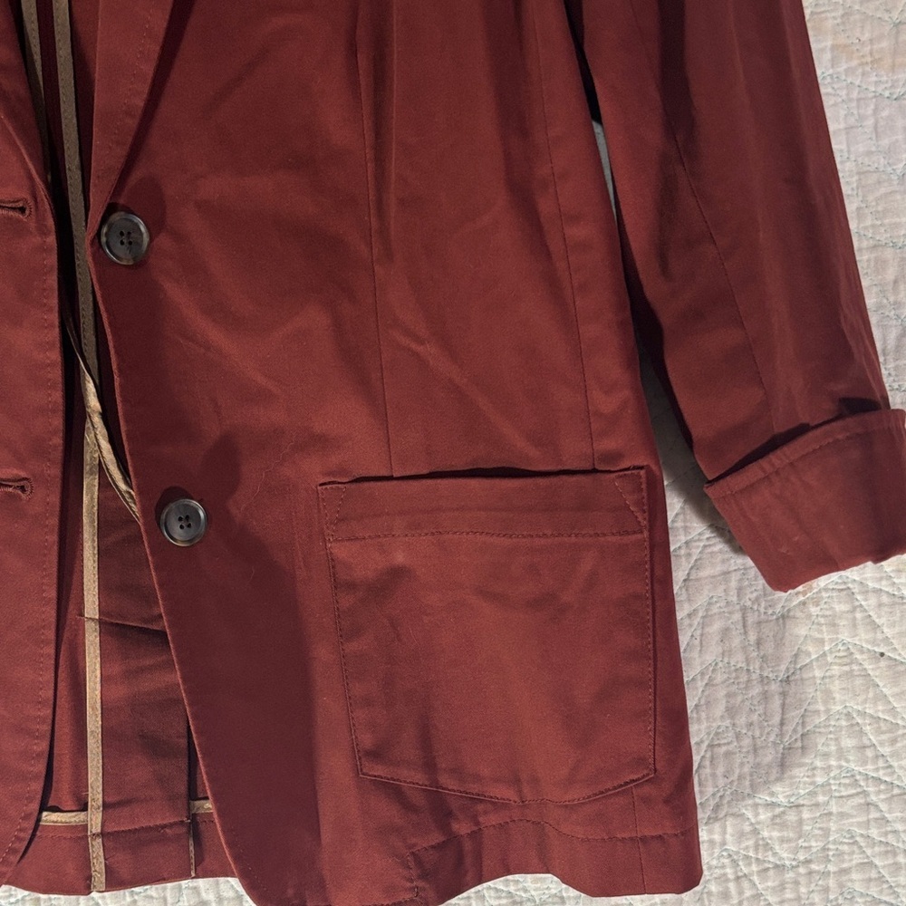 Eddie Bauer Deep Red Blazer - Picture 4 of 12